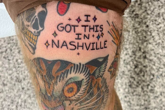 Tourist Garbage. By Deya Aven At Adventure Tattoo In Nashville, TN