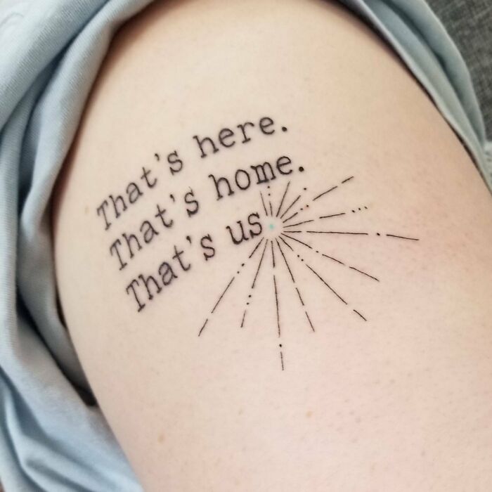 Quote From Carl Sagan's Pale Blue Done By Caity Rose At Perigee Moon In Cape May, NJ
