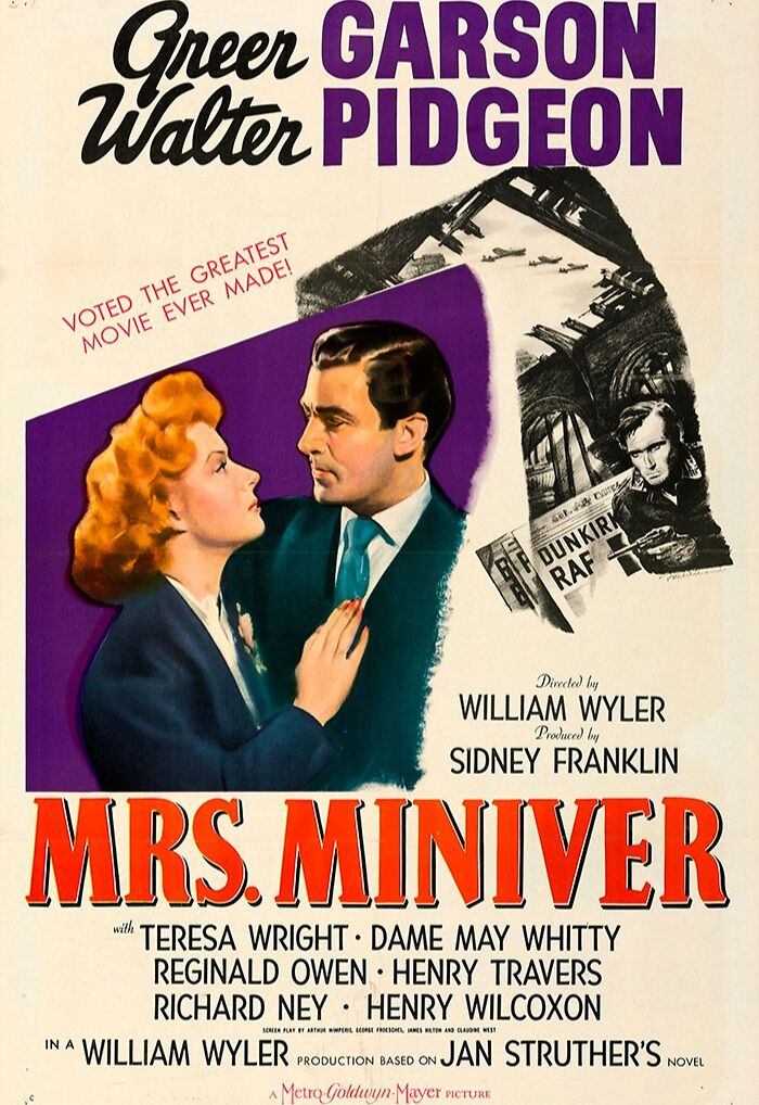 poster of Mrs. Miniver movie