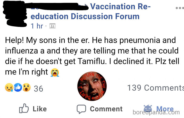 She’s Literally Killing Her Son. This Page Is Full Of Insane Parents Thinking They Know More Than The Doctors