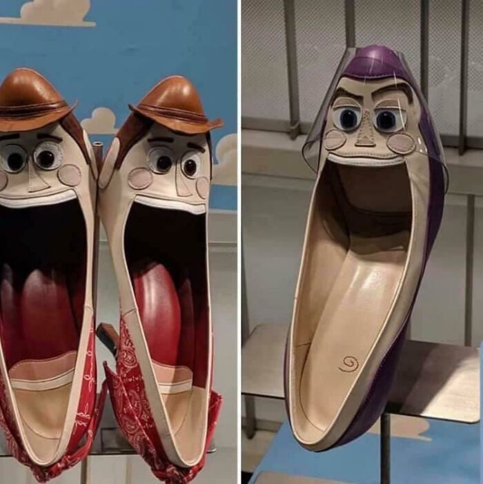 Zapatos de Buzz Lightyear y Woody