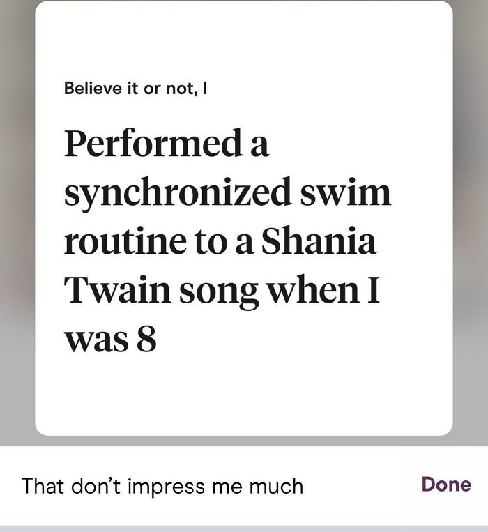 The Only Response, Right?