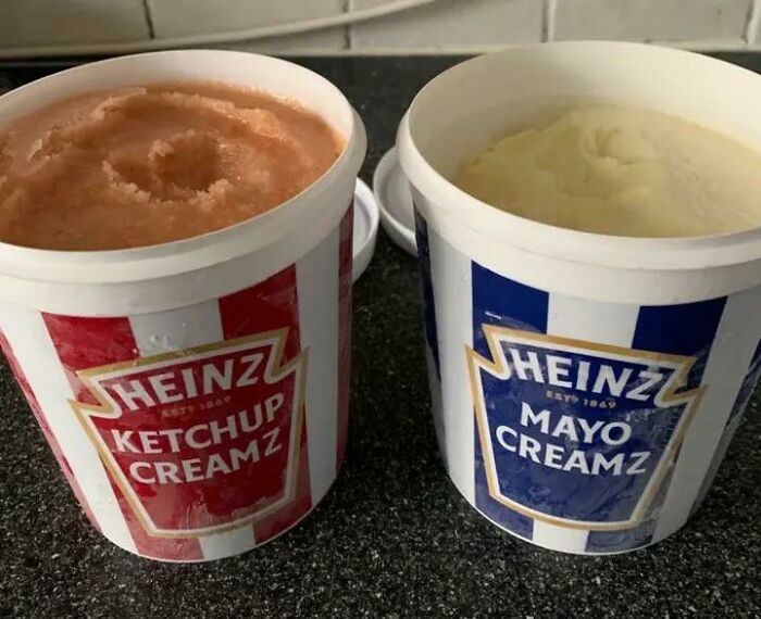 Heinz Ketchup And Mayo Ice Cream