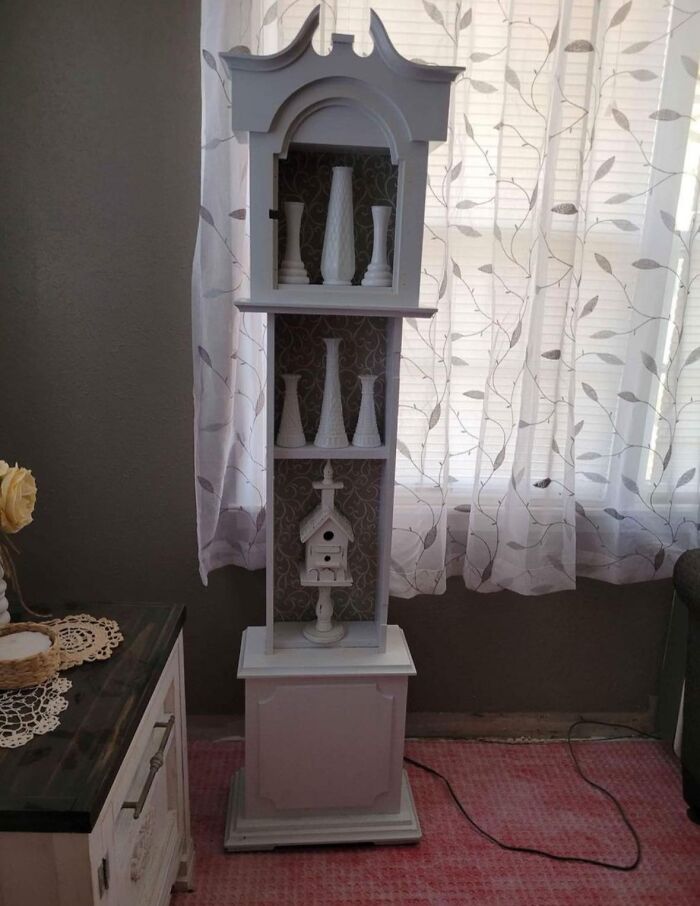 Man.. Saw This On Marketplace.. It’s An “Upcycled Grandfather Clock”