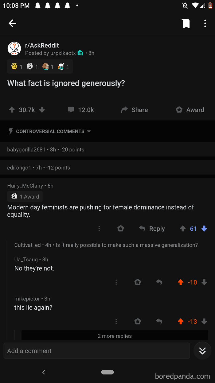 The Only Thing Redditors Hate More Than Women Is Women That Want Equal Rights