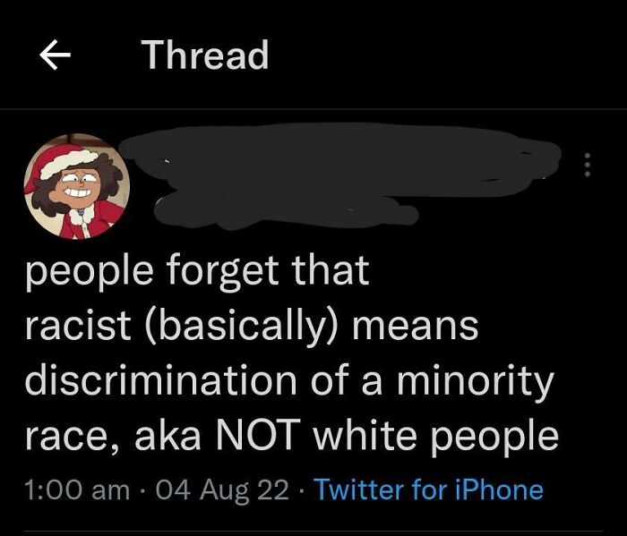 "Being Racist Isn't Racist If It's Only Against This One Race"