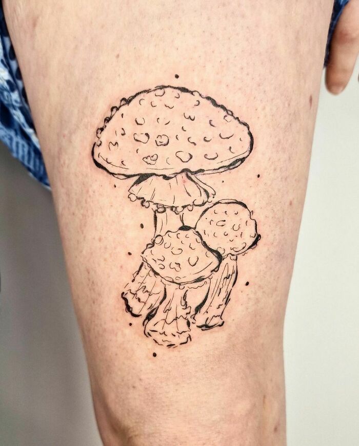 Mushroom Tattoo From My Flash