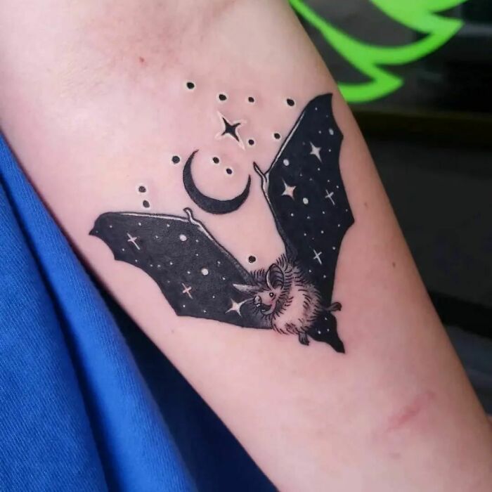 Vampy Bat With The Saggy Constellation