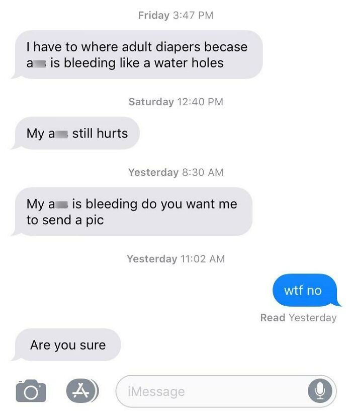 Guy In One Of My Classes Has Been Out For A Week, Keeps Texting Me About It