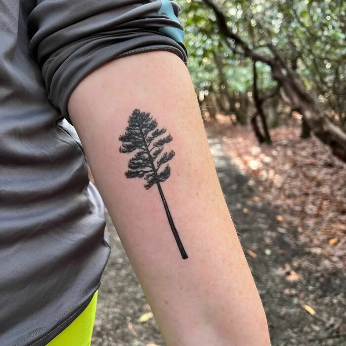 Tree tattoo on hand