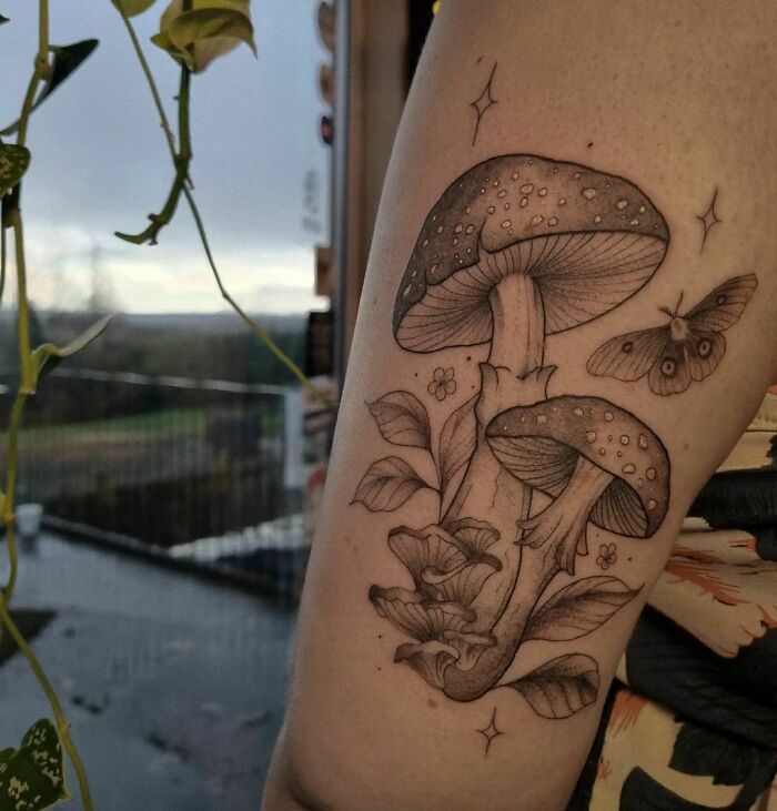 Mushroom Tattoo