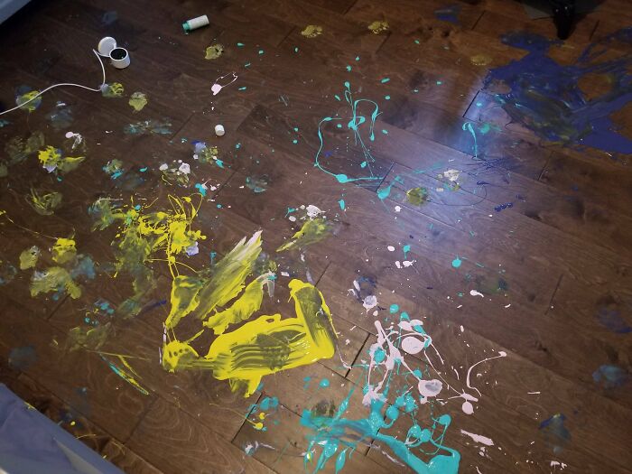 My 3-Year-Old Son Smeared Acrylic Paint All Over His Room And The House Because I Thought It Would Be "Ok" To Not Watch Him For 10 Minutes While I Took A Phone Call