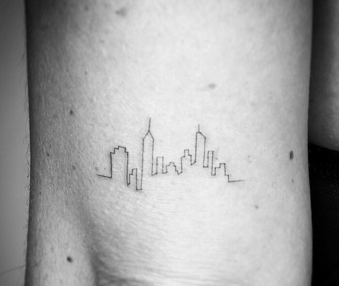 NYC Cityscape Tattoo