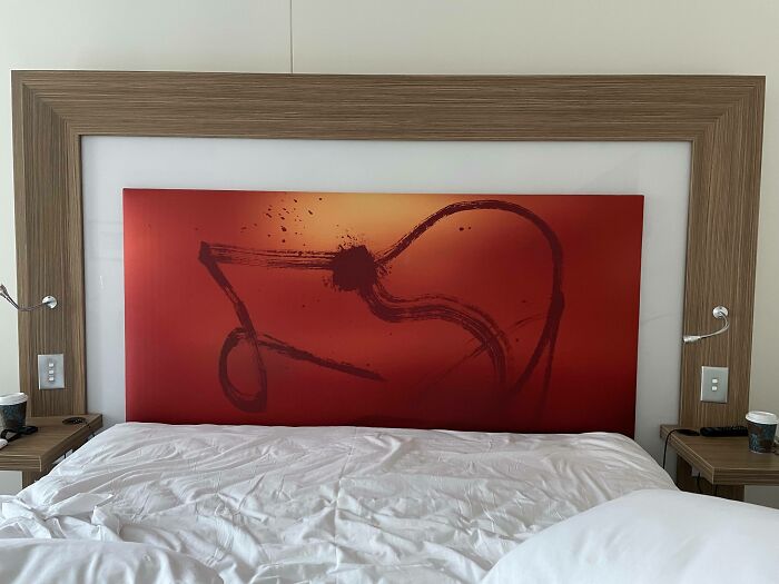 From The Hotel That Brought You "Bloodstained Curtains" Now Brings You "Poop-Stained Headboard"