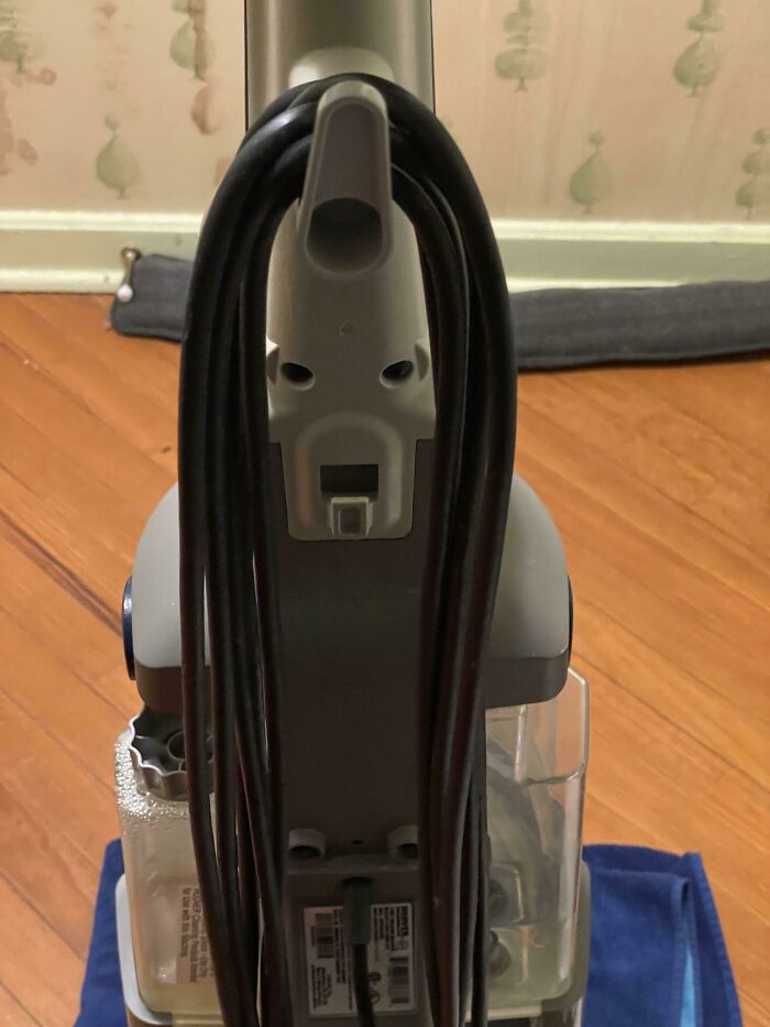 The Back Of My Vacuum Looks Like A Dude With Dreads
