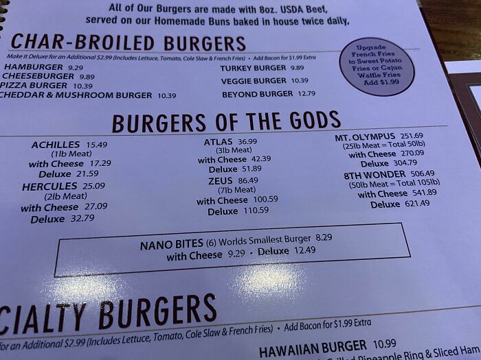 This Diner Offers Burgers Up To 105 Lbs