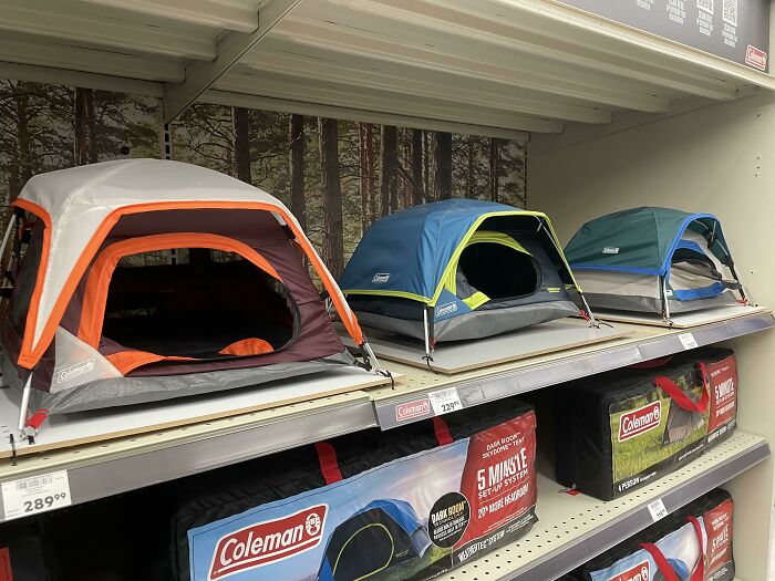 These Mini Tent Displays At Academy Sports