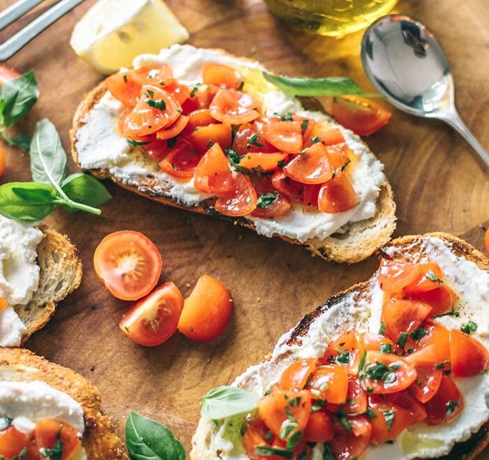 Bruschetta Has Origins In Ancient Rome When Olive Growers Would Sample Their Oil On A Slice Of Bread