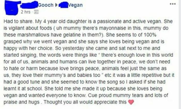 A Kid Singing About Their Food Seems Plausible But This One Takes It Over The Top (X-Post From R/Thathappened)