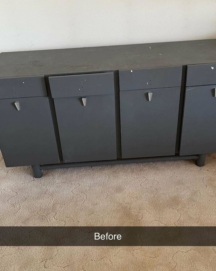 Refinished A Buffet I Got For $25