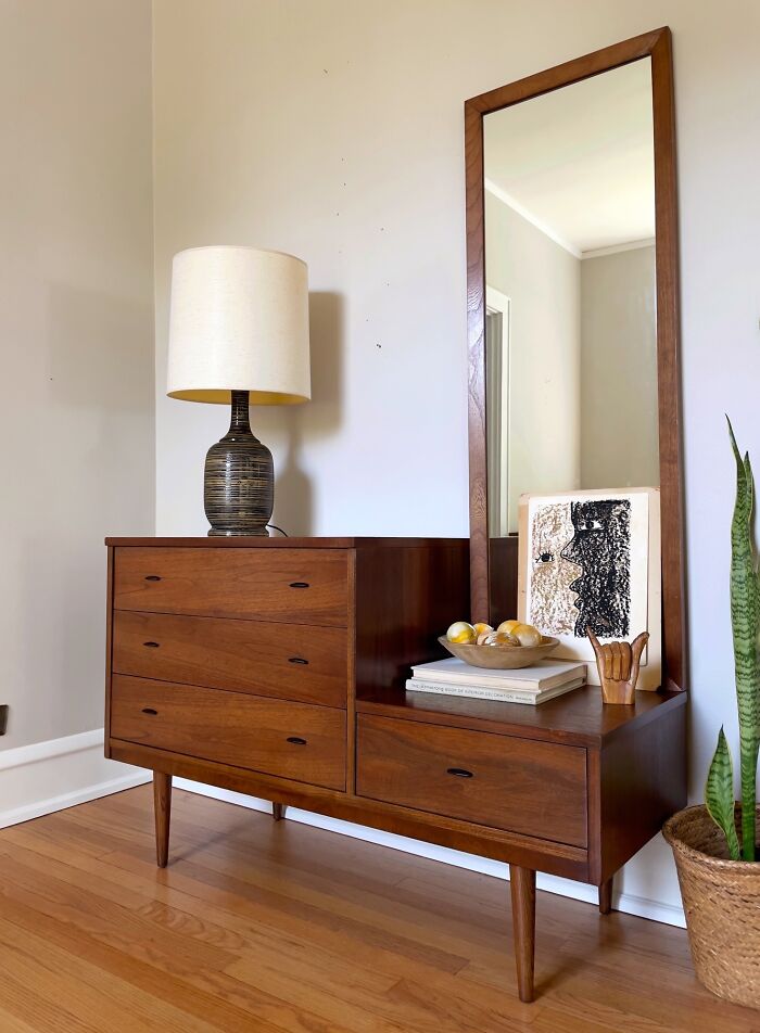 Recently Refinished This Dixie High-Low Dresser