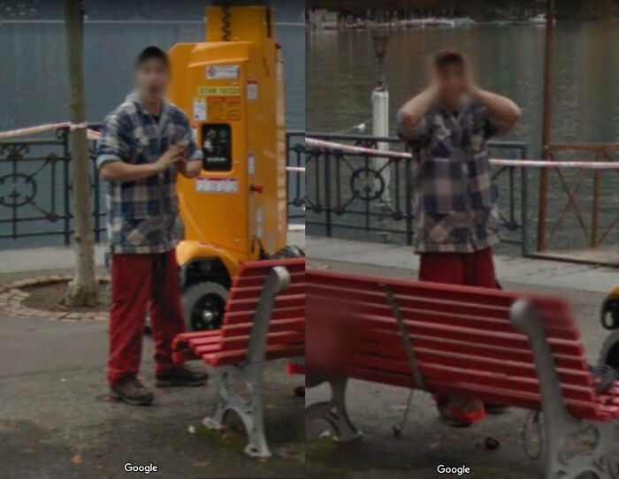 When You Realize That You're Going To Be On Google Street View But You Have Nothing Funny Planned