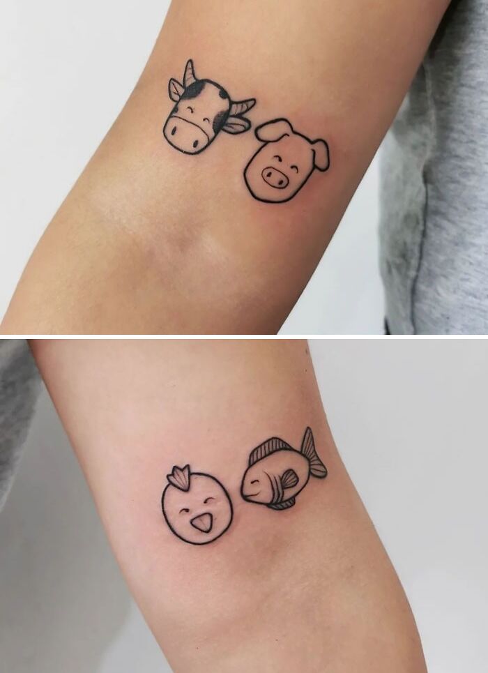 29 Adorably Cute Animal Tattoos  Ideas  Tattoo Glee