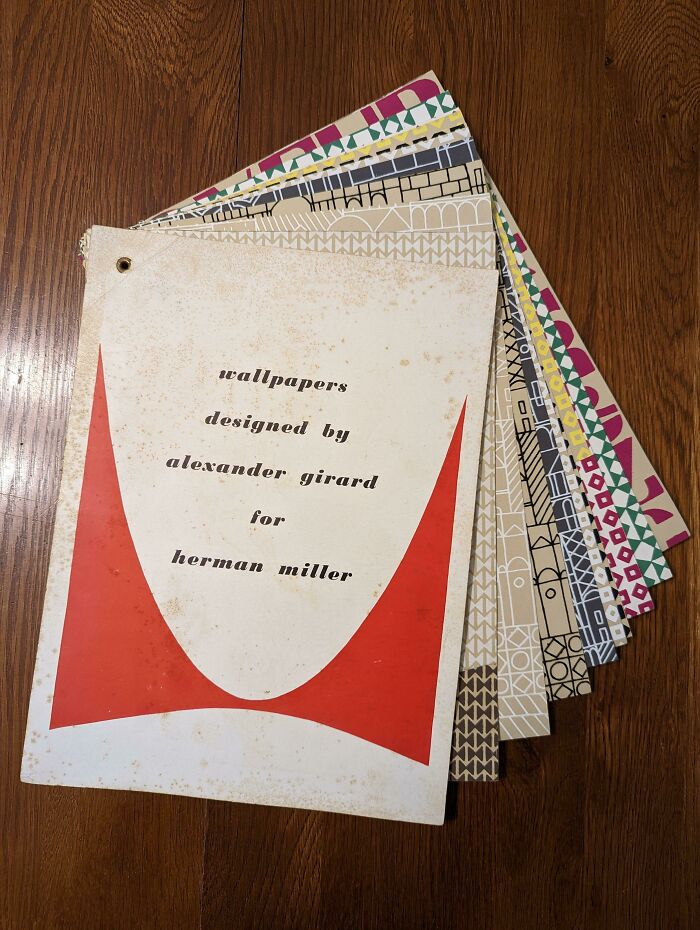 Recently Found This 1953 Wallpaper Sample Book At An Estate Sale