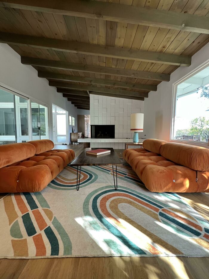 After Years Of Loving Mcm Design, I’m Happy To Finally Have A Living Room That Reflects It In My First Home