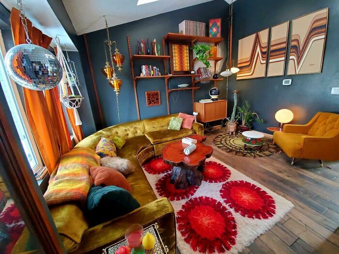 A Facebook Friend Had Posted A Picture Of Their Living Room. With Their Permission, I Present To You This Gem!