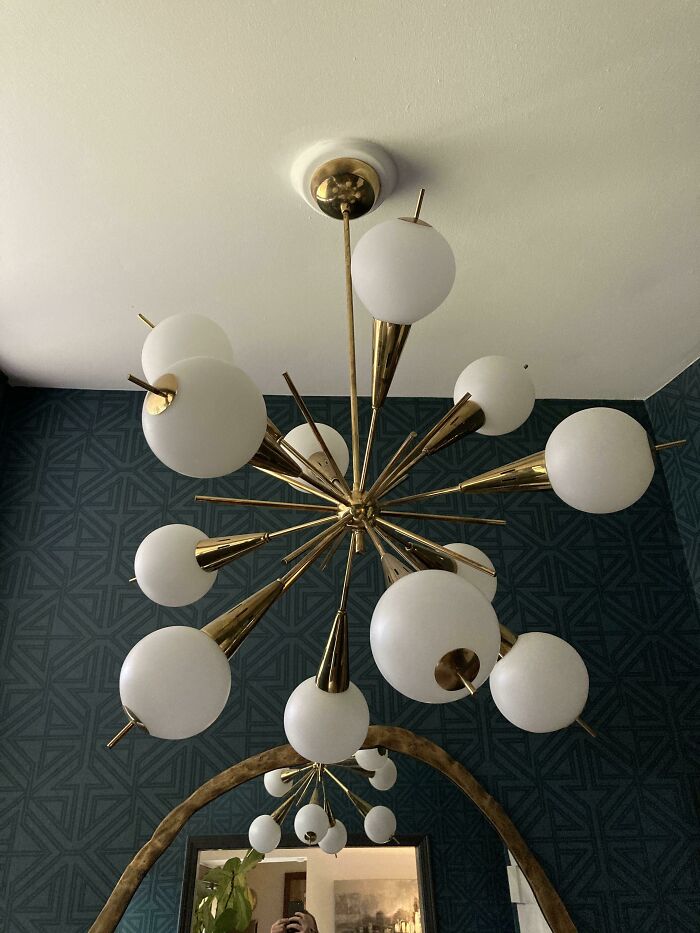 Our Rare Stilnovo Chandelier Picked Up For $100