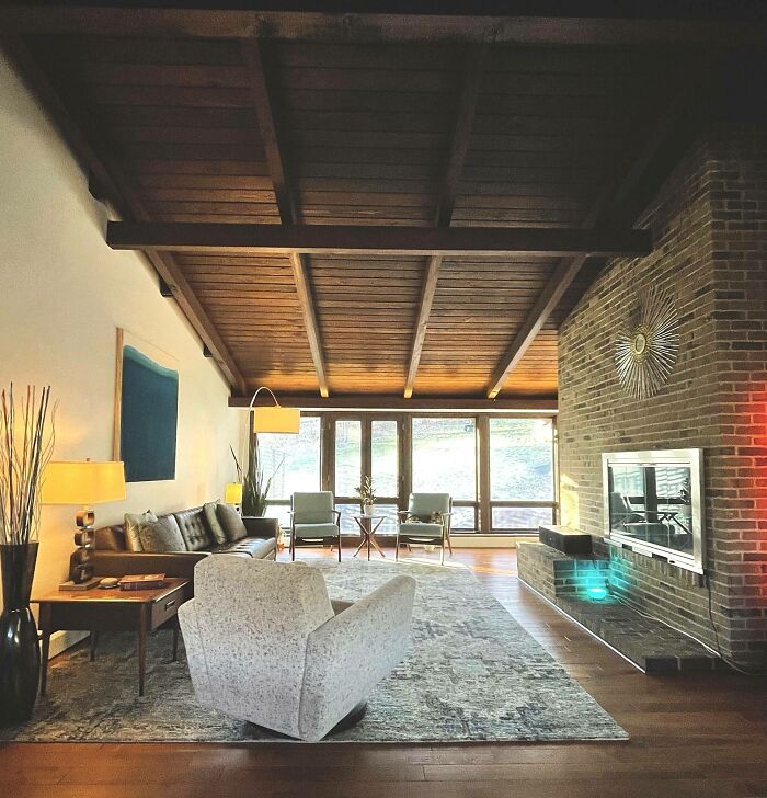 Another Shot Of Our Living Room. Pittsburgh, Pa