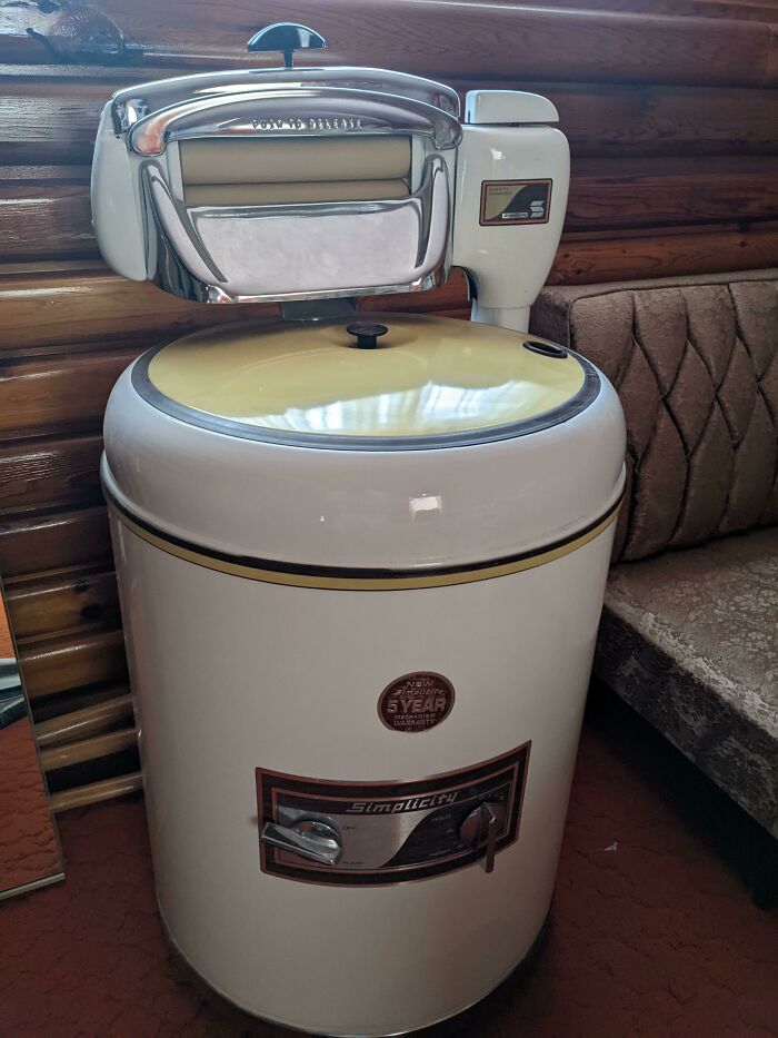 Client Were Working For Has This Functioning Washing Machine From The 60s, An Absolute Gem