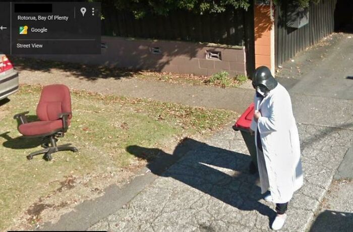 Darth Vader Spotted Taking Out The Trash In New Zealand