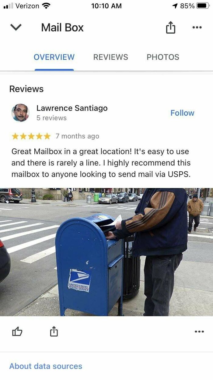 A St. Louis Mailbox With One Review