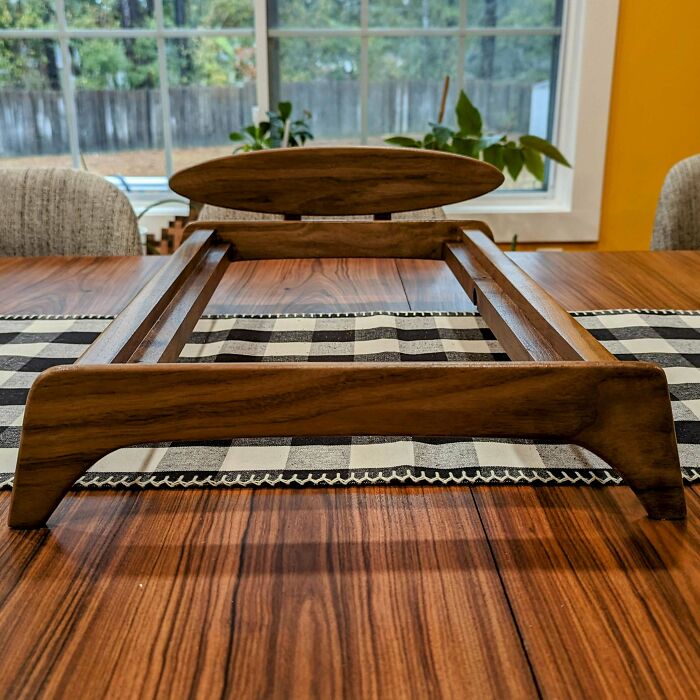 Walnut Mid Century Modern Dog Bed - I Want To Get In To Making Custom Furniture. This Seemed Like A Fun And Cheap Way To Get My Feet Wet. Dog Pictures Are At The End