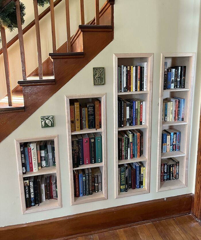 Asked For Advice A Couple Of Months Ago On These Bookshelves. Here They Are!