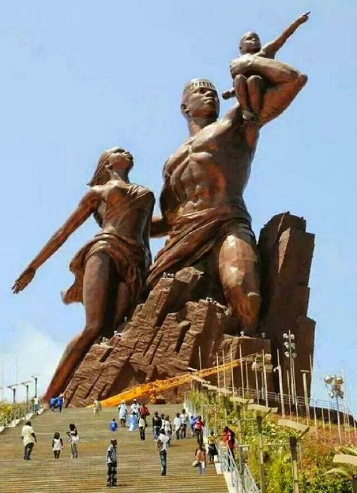 Statue In Dakar, Senegal