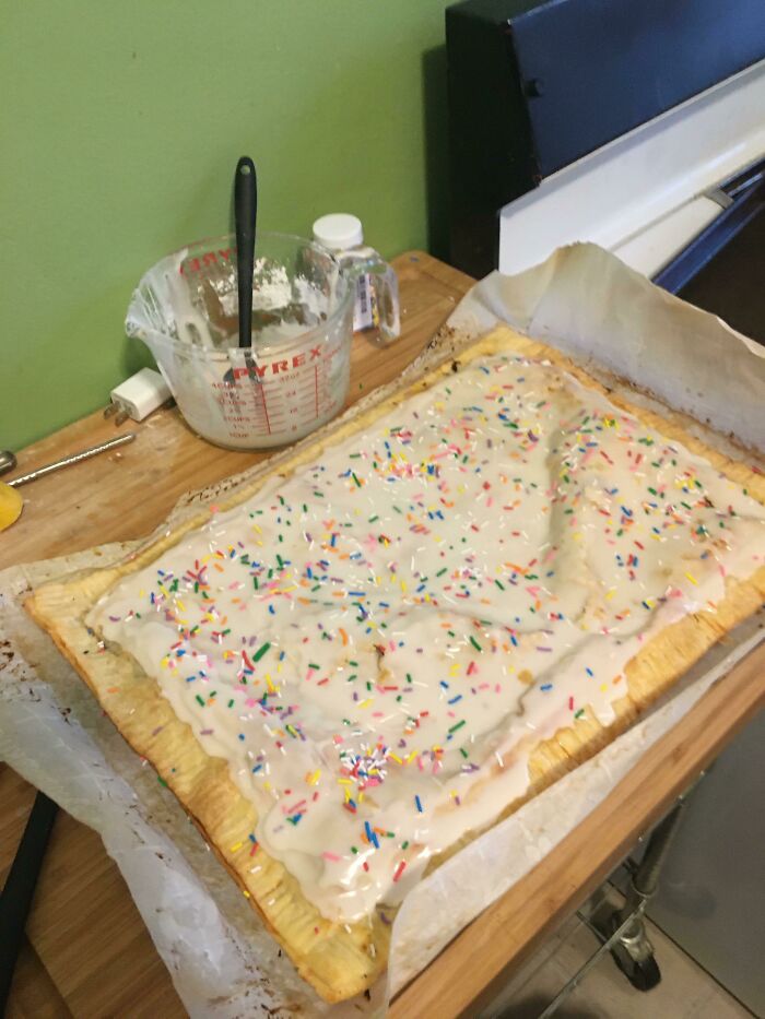 Heard You Guys Might Like The Pop Tart I Made For Friends-Giving