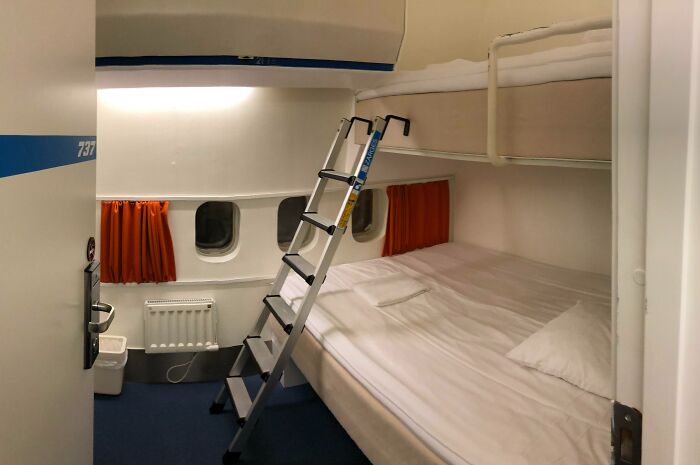 Stayed In A Boeing 747 Converted To A Hostel At Arlanda Airport, Sweden (Jumbo Stay)