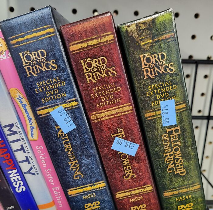 Goodwill Charging $20 Each For Used Lord Of The Rings DVD's? I Don't Think I Paid That Much For These When They Were New