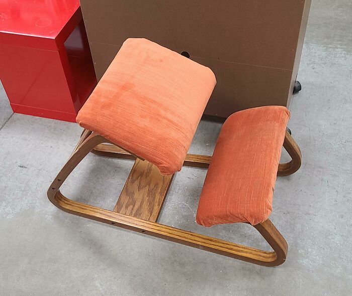 What Is This Strange Looking Piece Of Furniture For? It's About The Size Of A Footstool