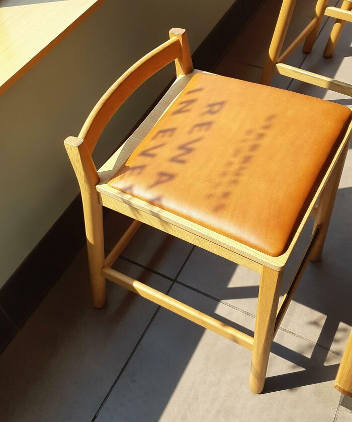 New Chairs In Starbucks, Specifically Designed So People Won't Hang Around For A Long Time