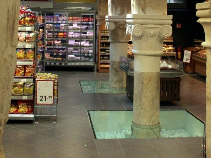 A Grocery Store Inside A 3rd Century Roman Imperial Palace In Croatia
