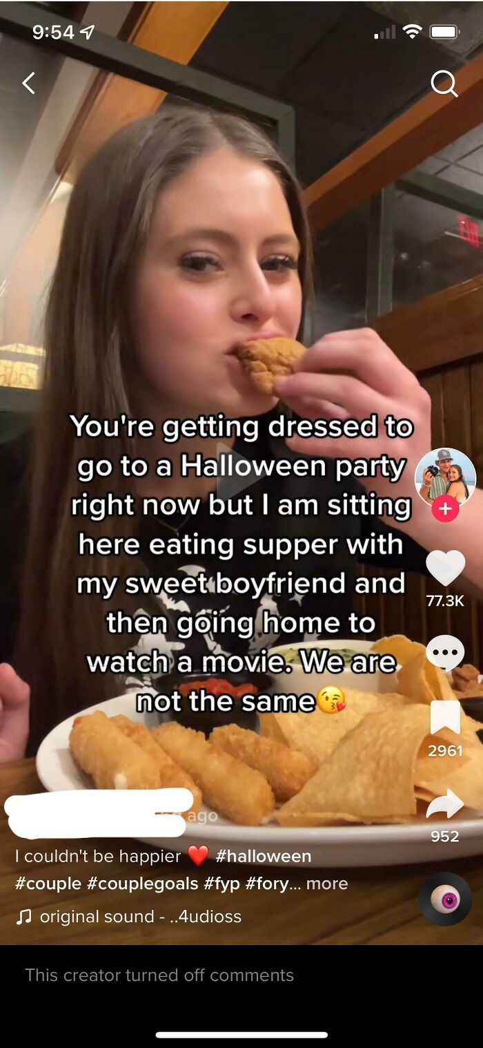 Not Like Other Girls Because I Have A BF And Can’t Party🥰