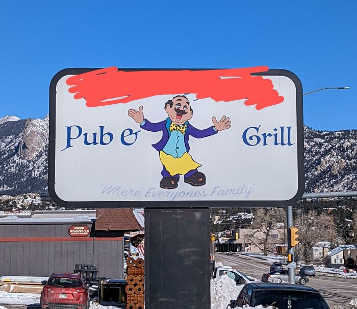 Who Wants To Go Eat At The Pube Grill?