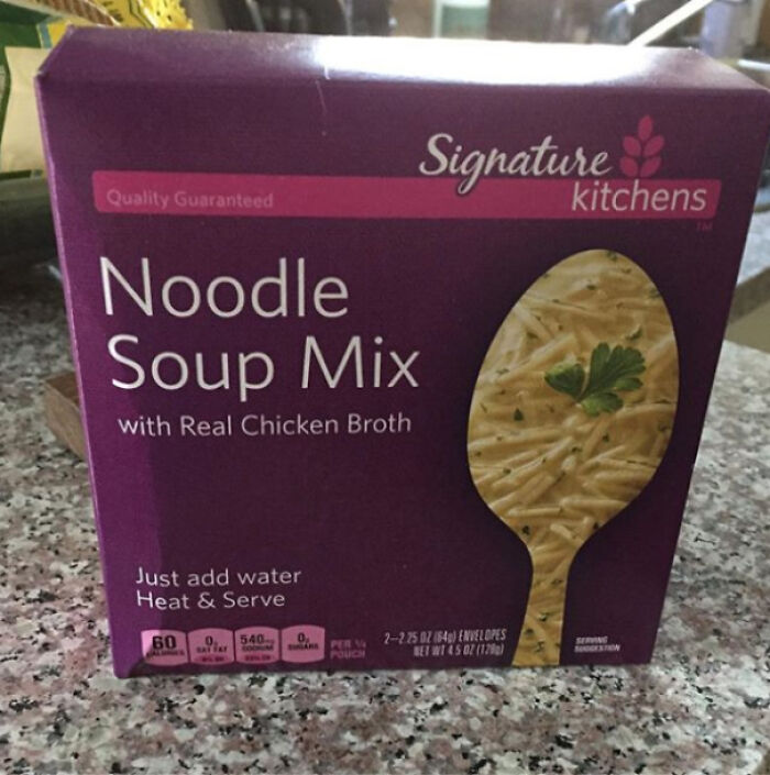Client: Can You Design This Soup To Look Like Feminine Hygiene Packaging?