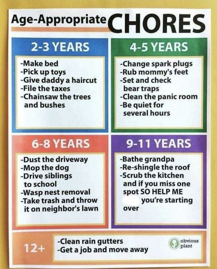 Chores For Kids!