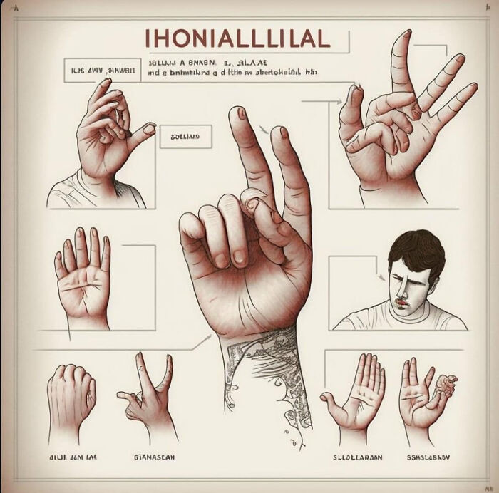 A Handy Sign Language Guide, Made By An Ai