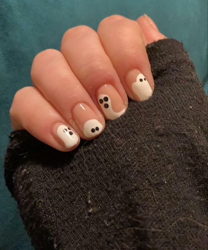 I Know It’s Simple And Unoriginal But This Is My First Time Doing Any Nail Art!